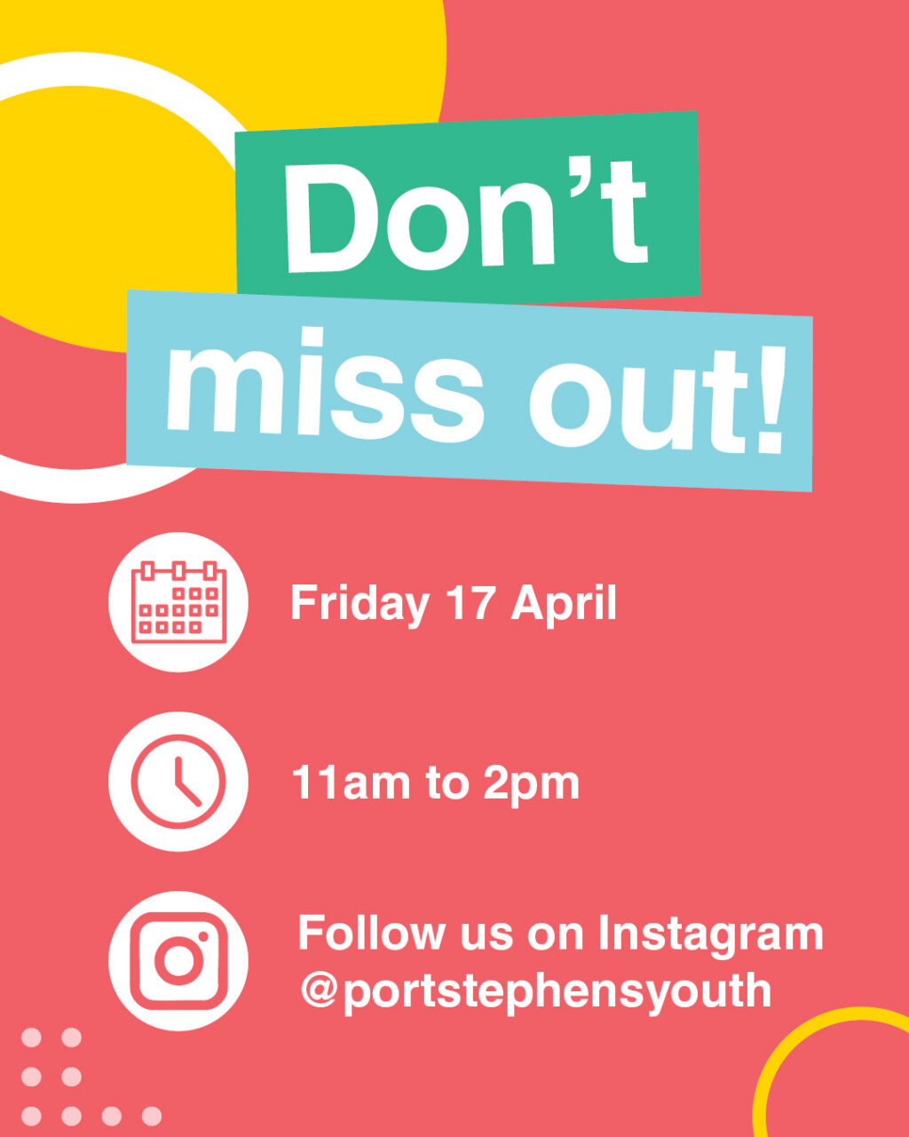 Instagram post from familyandneighbourhoodservices. This post is in position 2.