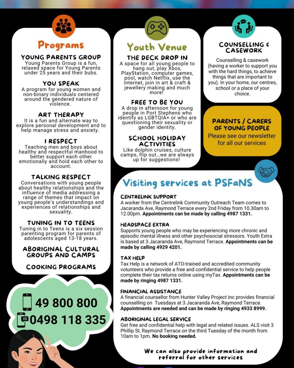 Instagram post from familyandneighbourhoodservices. This post is in position 1.